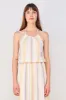 Sundry Halter Top in Cream/Multi Stripes sold by Bailey 44
