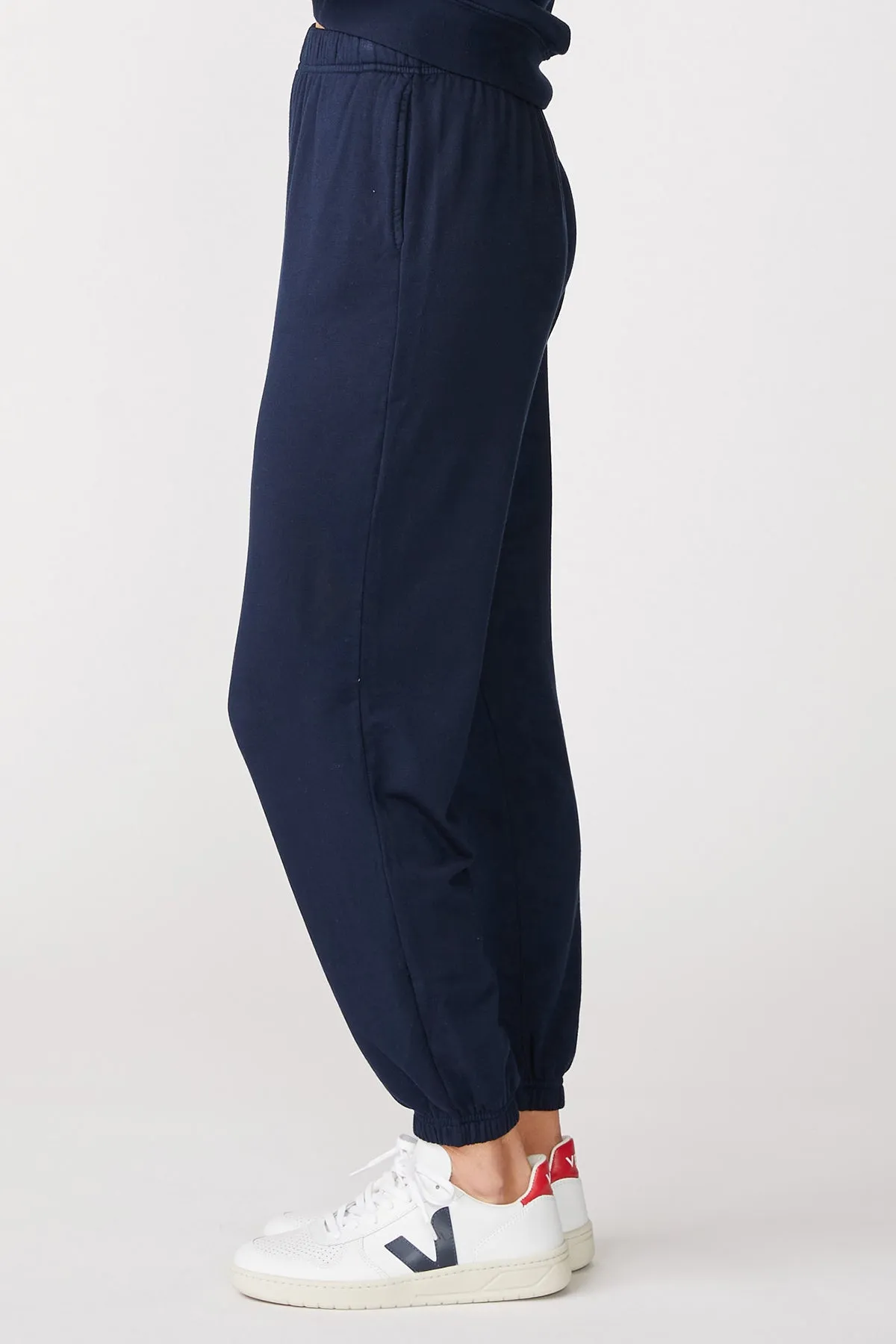 Stateside Softest Fleece Sweatpant with Pockets in New Navy sold by Bailey 44 product image thumbnail 2