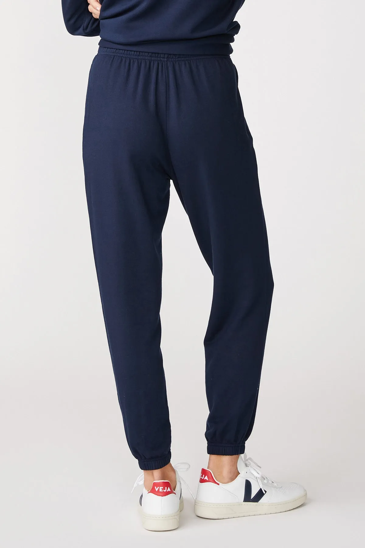Stateside Softest Fleece Sweatpant with Pockets in New Navy sold by Bailey 44 product image thumbnail 3
