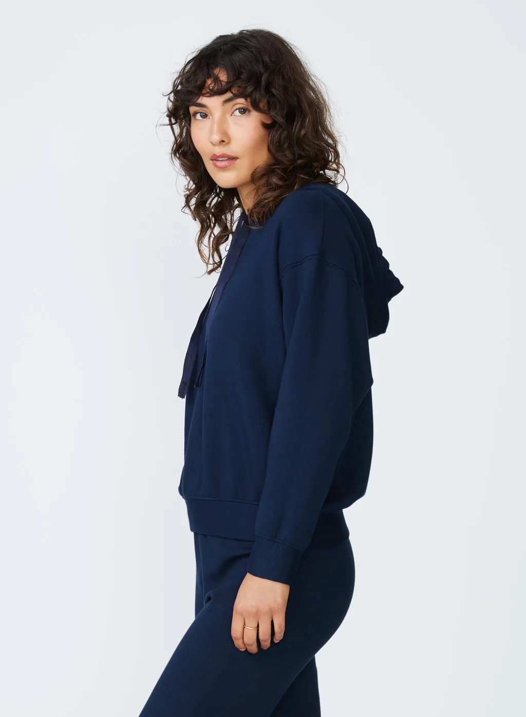 Stateside Softest Fleece Hoodie in New Navy sold by Bailey 44 product image thumbnail 2