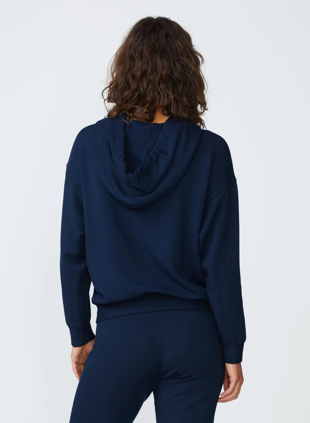 Stateside Softest Fleece Hoodie in New Navy sold by Bailey 44 product image thumbnail 3