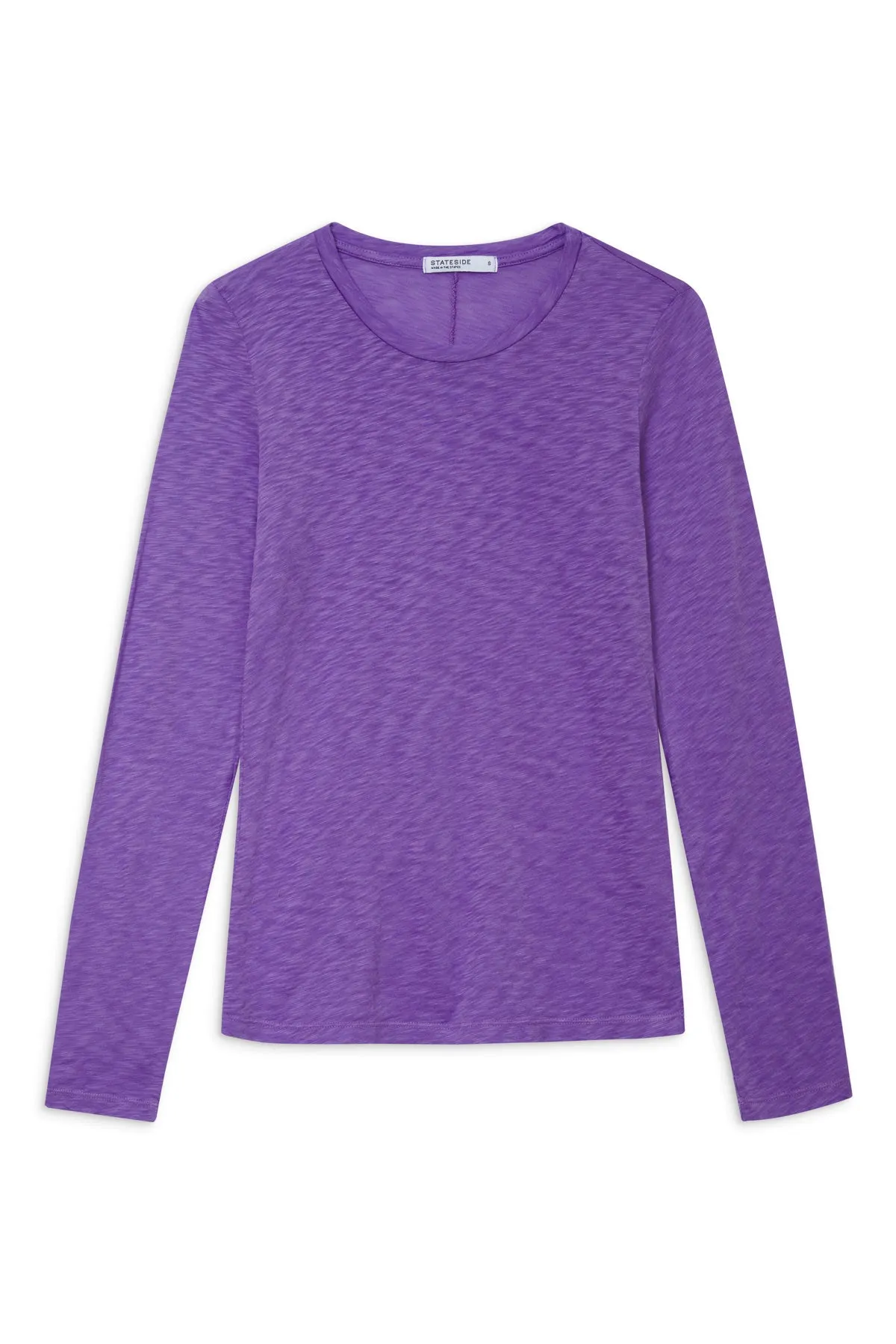 Stateside Supima Slub Long Sleeve Crew in Iris sold by Bailey 44 product image thumbnail 2