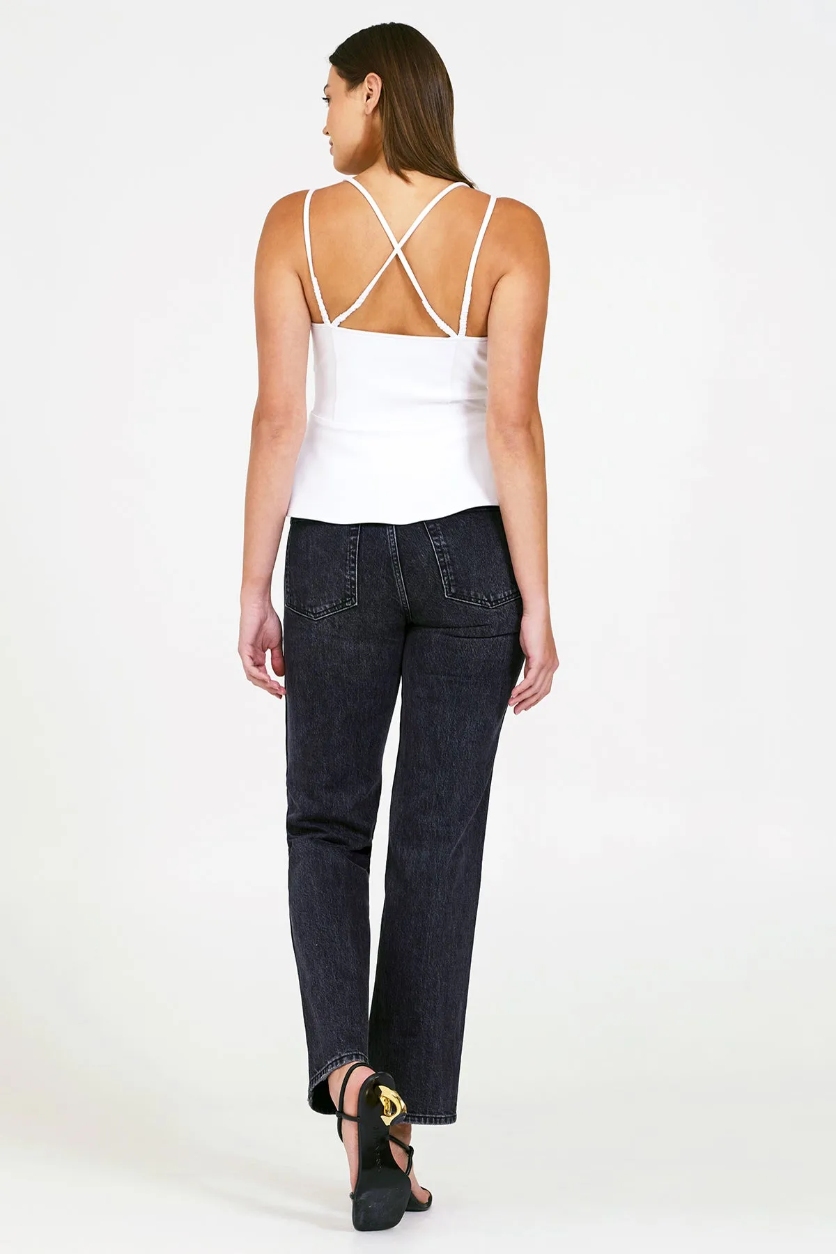 Bailey 44 Kamiko Ponte Top in White sold by Bailey 44 product image thumbnail 3