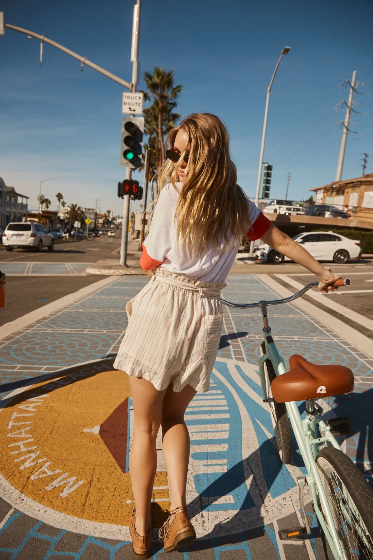 Sundry LA Ten Boyfriend Tee in Optic White sold by Bailey 44 product image thumbnail 2