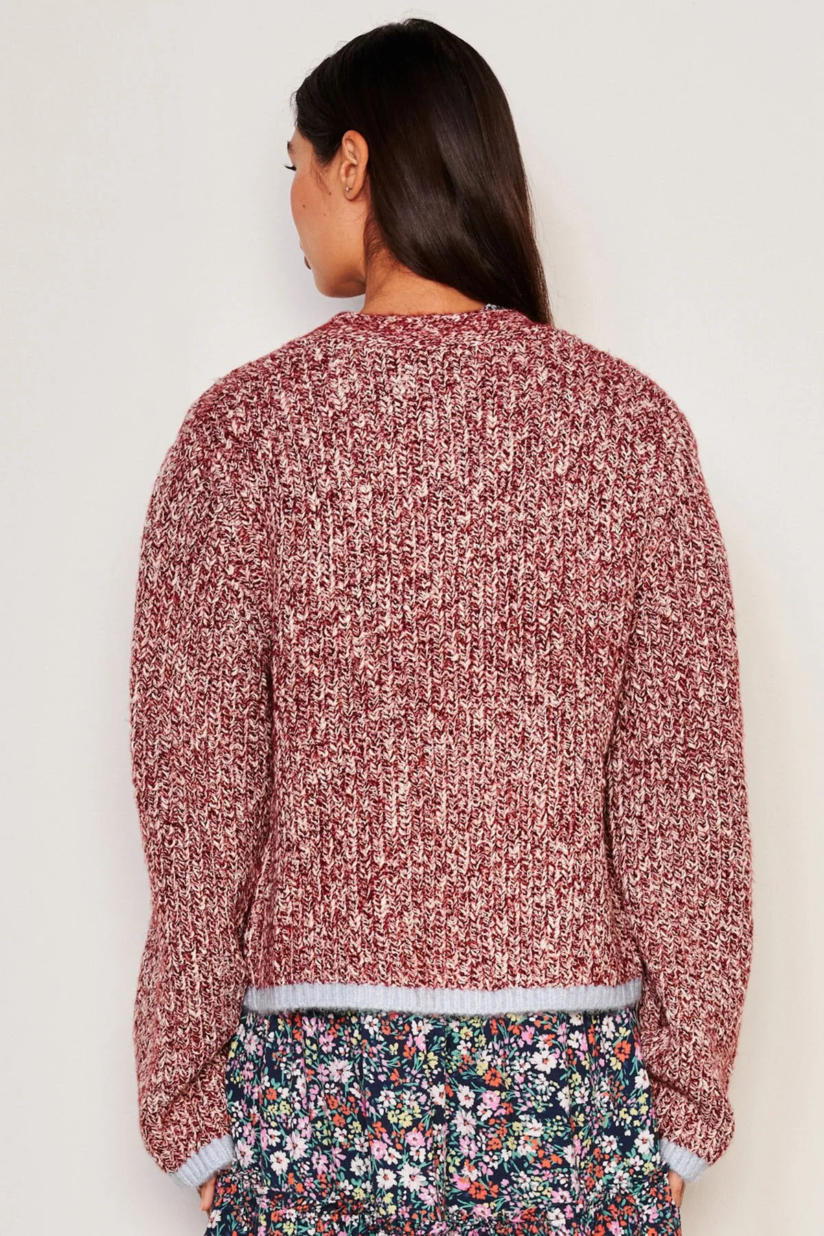 Sundry Cardigan Sweater in Red Rock sold by Bailey 44 product image thumbnail 5