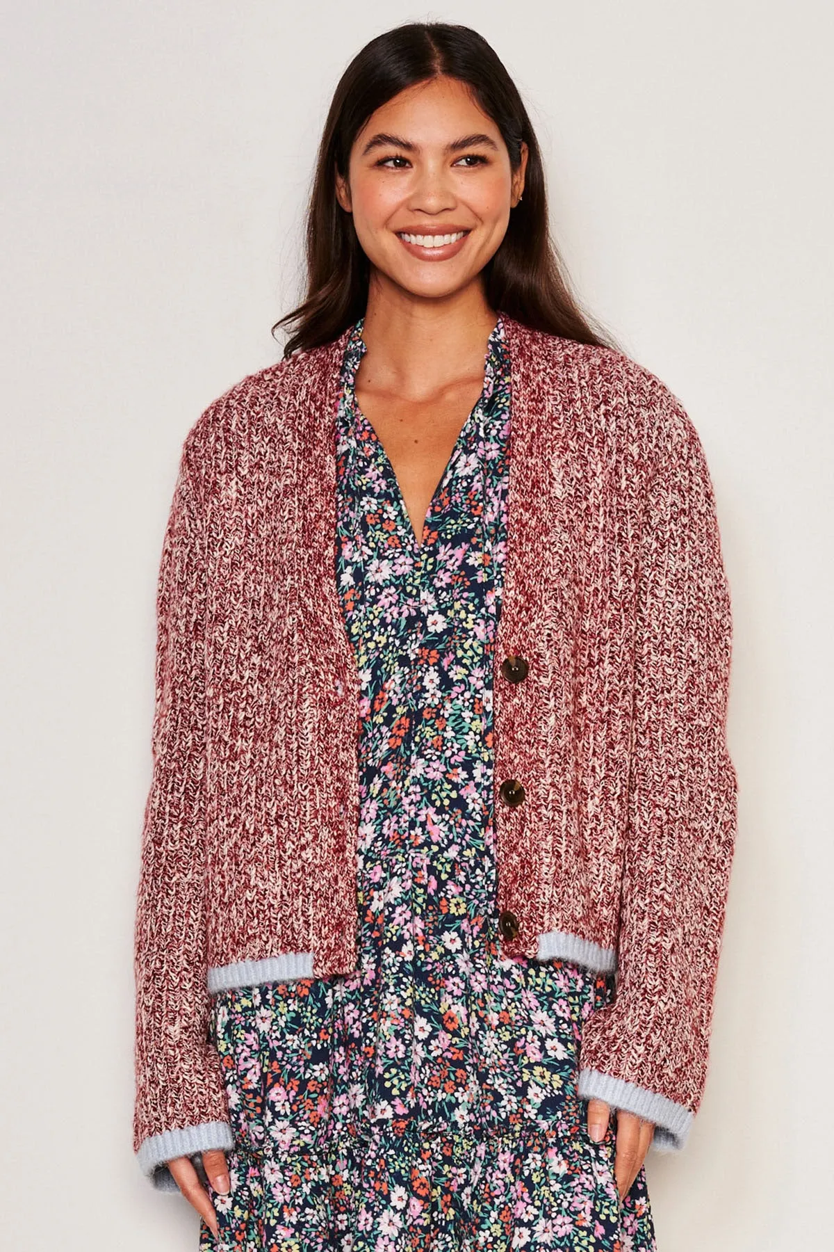 Sundry Cardigan Sweater in Red Rock sold by Bailey 44 product image thumbnail 4