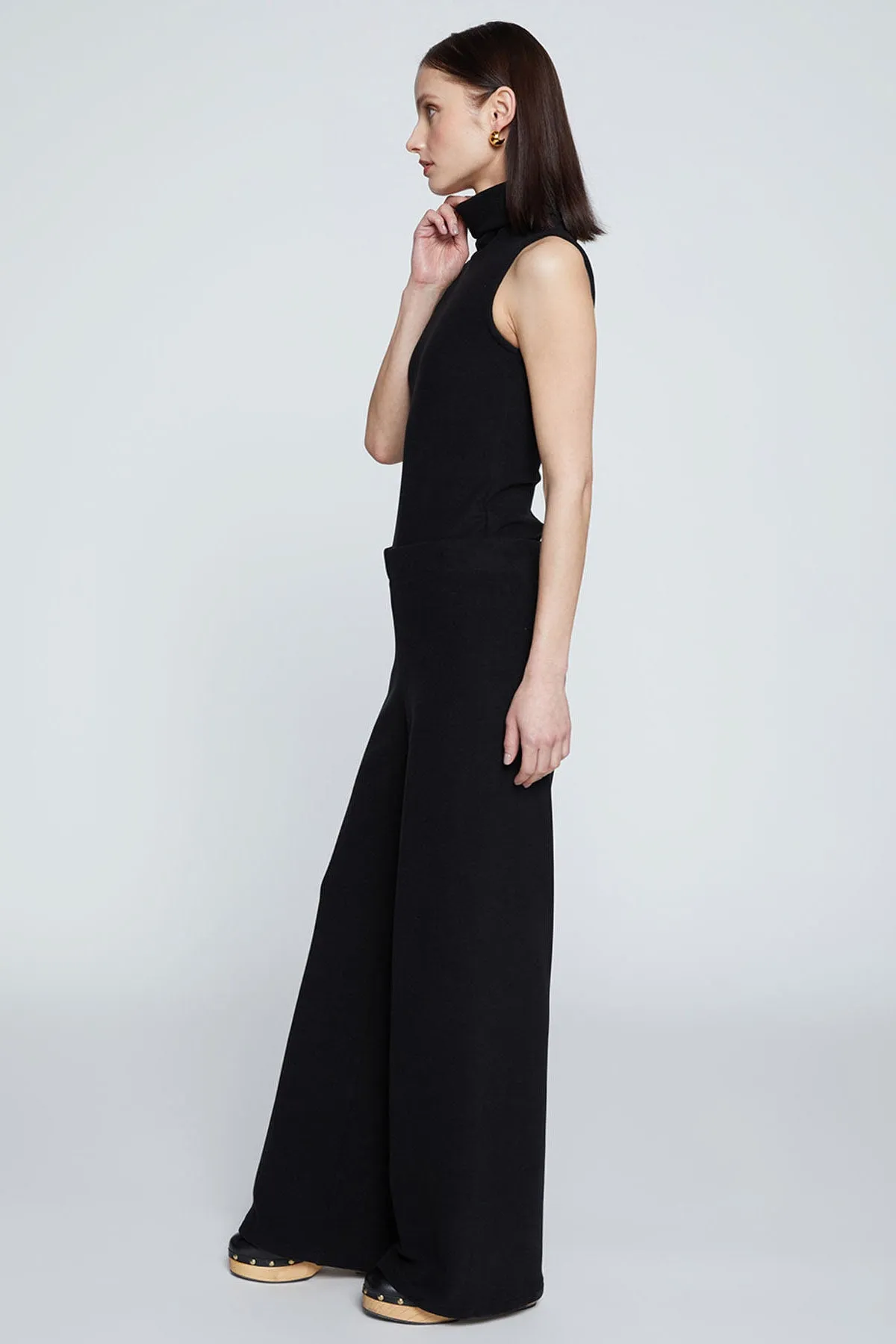 Stateside Honeyluxe Flatback Rib Pant in Black sold by Bailey 44 product image thumbnail 3