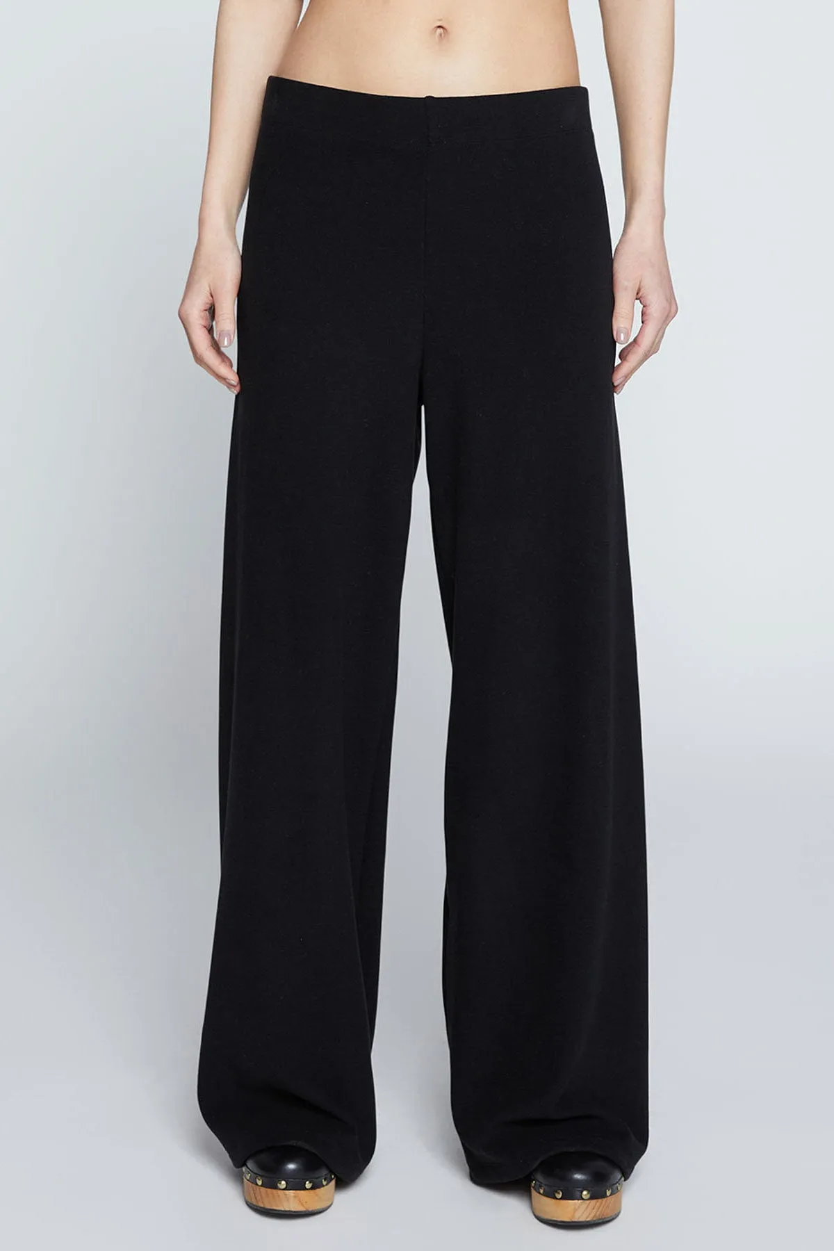 Stateside Honeyluxe Flatback Rib Pant in Black sold by Bailey 44 product image thumbnail 2