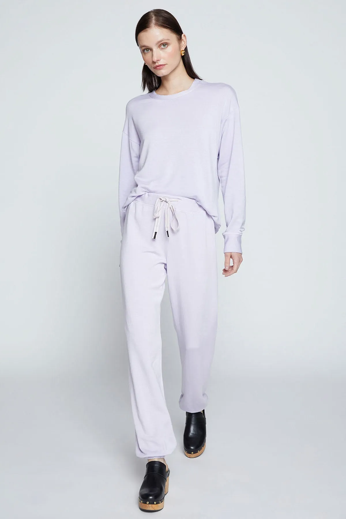 Stateside Softest Fleece Drawstring Sweatpant in Wisteria sold by Bailey 44