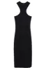 DSTLD Twist Midi Dress in Black sold by Bailey 44