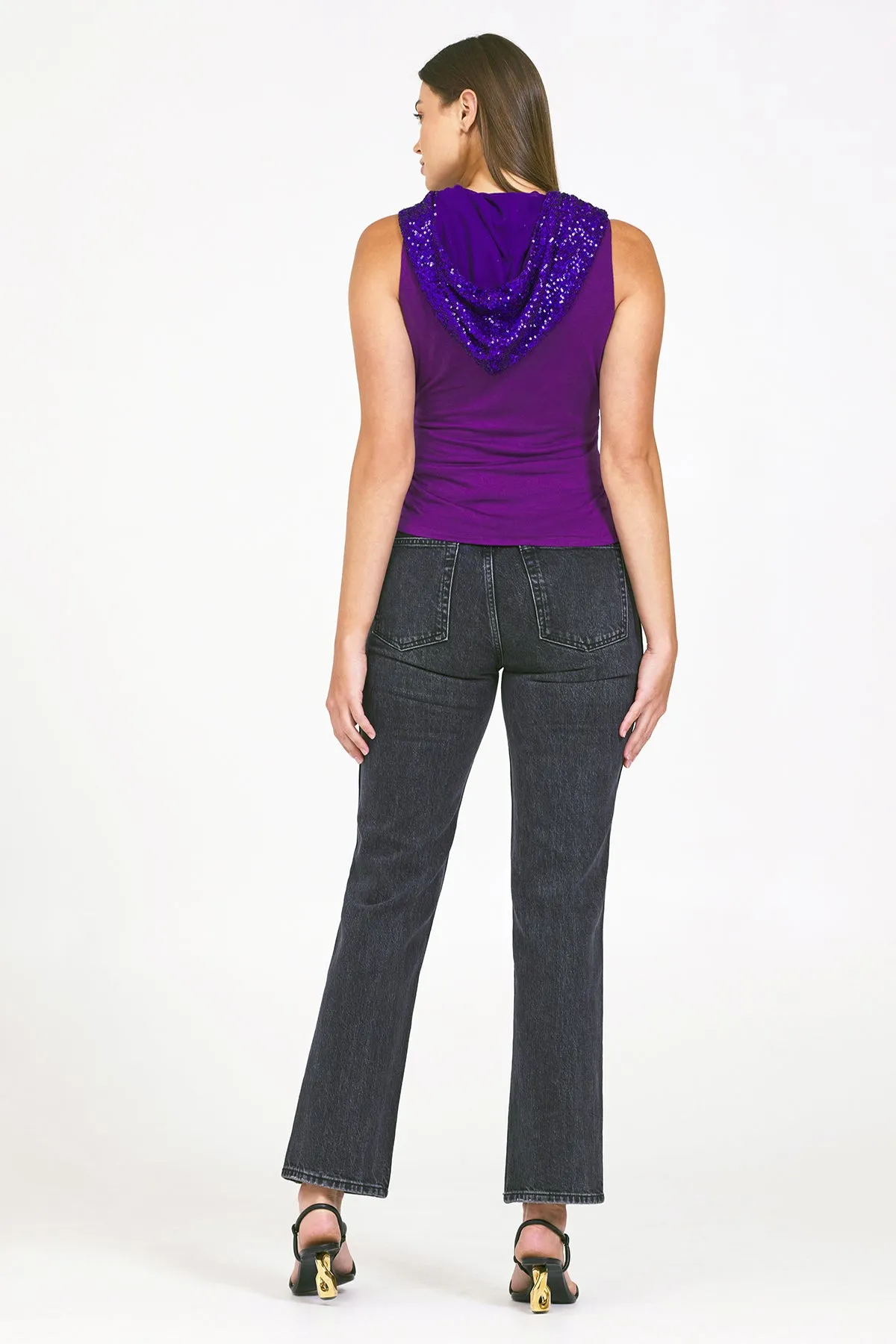 Bailey 44 Regina Sequin Top in Magenta sold by Bailey 44 product image thumbnail 4