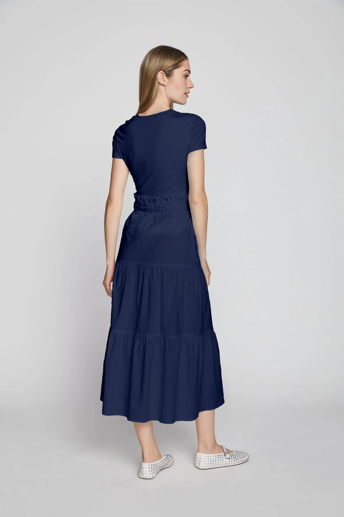Bailey 44 Frankie Poplin Dress in Deep Sea sold by Bailey 44 product image thumbnail 3