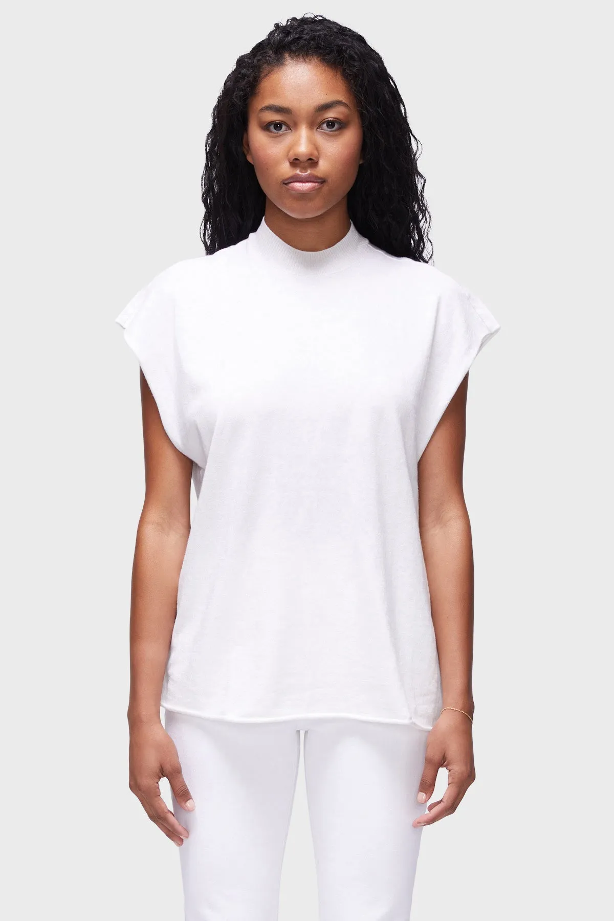 DSTLD Unisex Muscle Tee in Ivory sold by Bailey 44 product image thumbnail 2