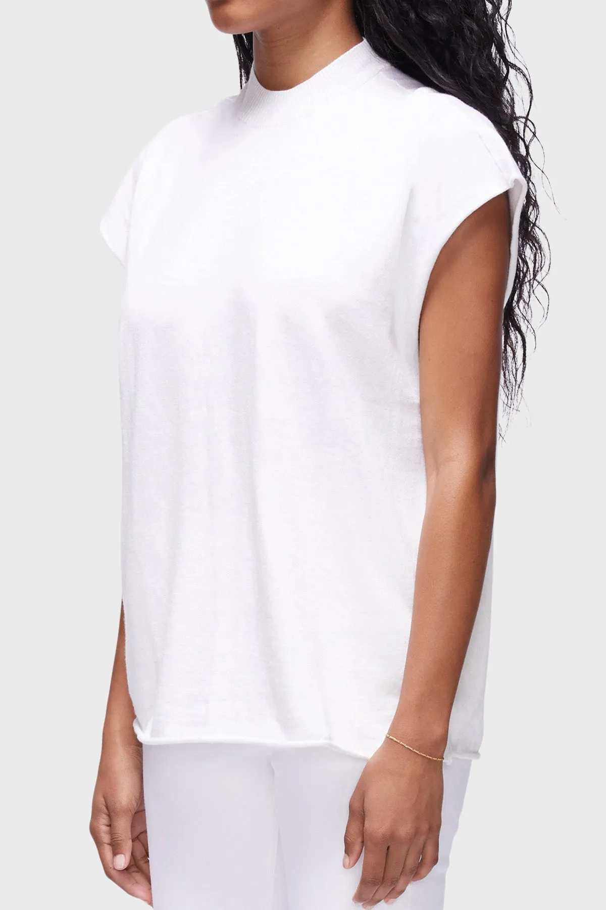DSTLD Unisex Muscle Tee in Ivory sold by Bailey 44 product image thumbnail 3