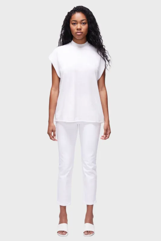 DSTLD Unisex Muscle Tee in Ivory sold by Bailey 44