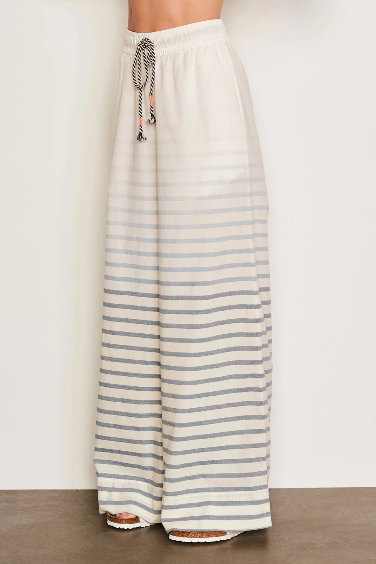 Sundry Changing Tide Stripe Wide Leg Pant in Deep Navy sold by Bailey 44 product image thumbnail 3