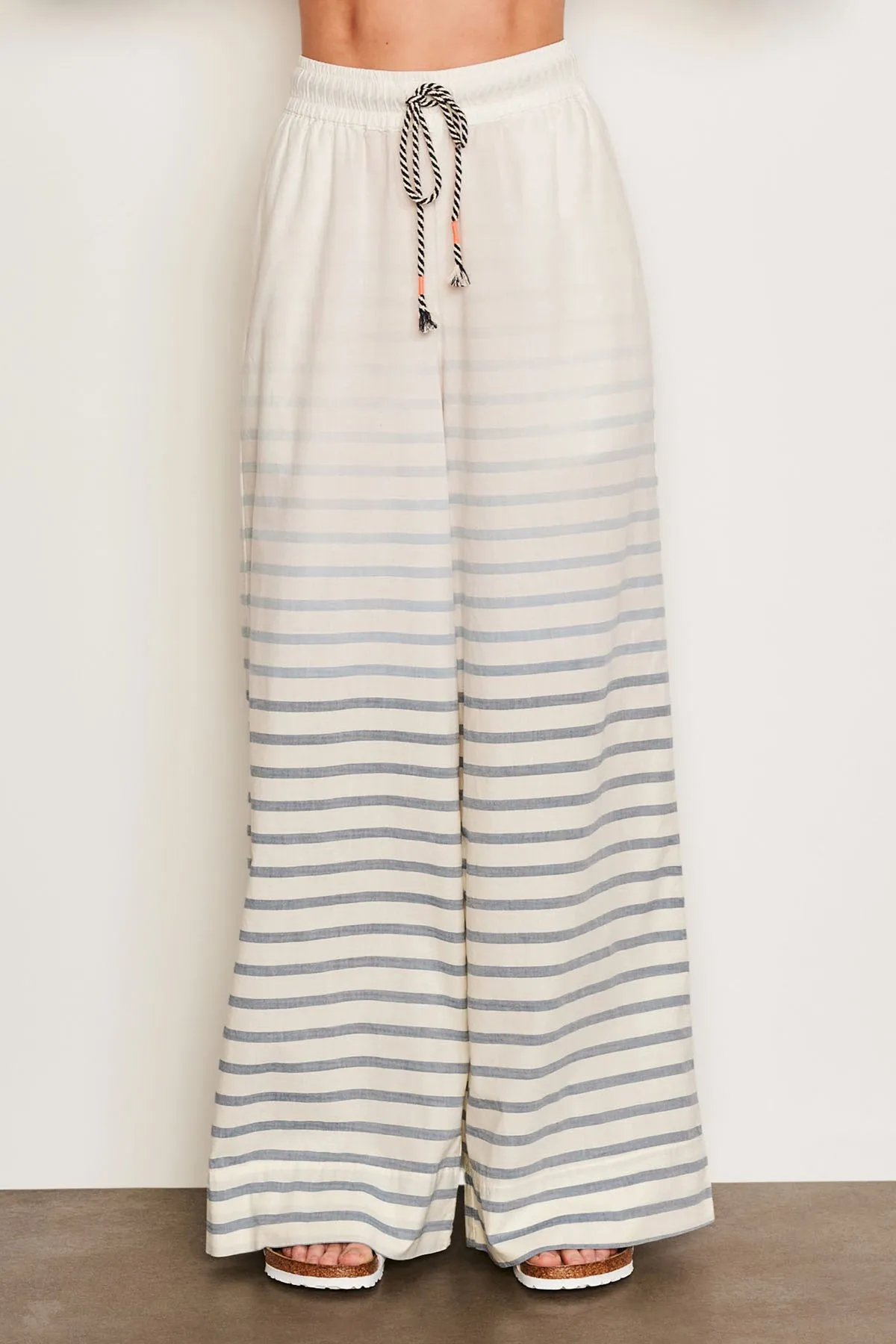 Sundry Changing Tide Stripe Wide Leg Pant in Deep Navy sold by Bailey 44 product image thumbnail 2