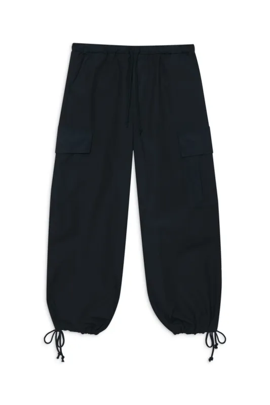 Stateside Structured Poplin Drawstring Cargo Pant in New Navy sold by Bailey 44