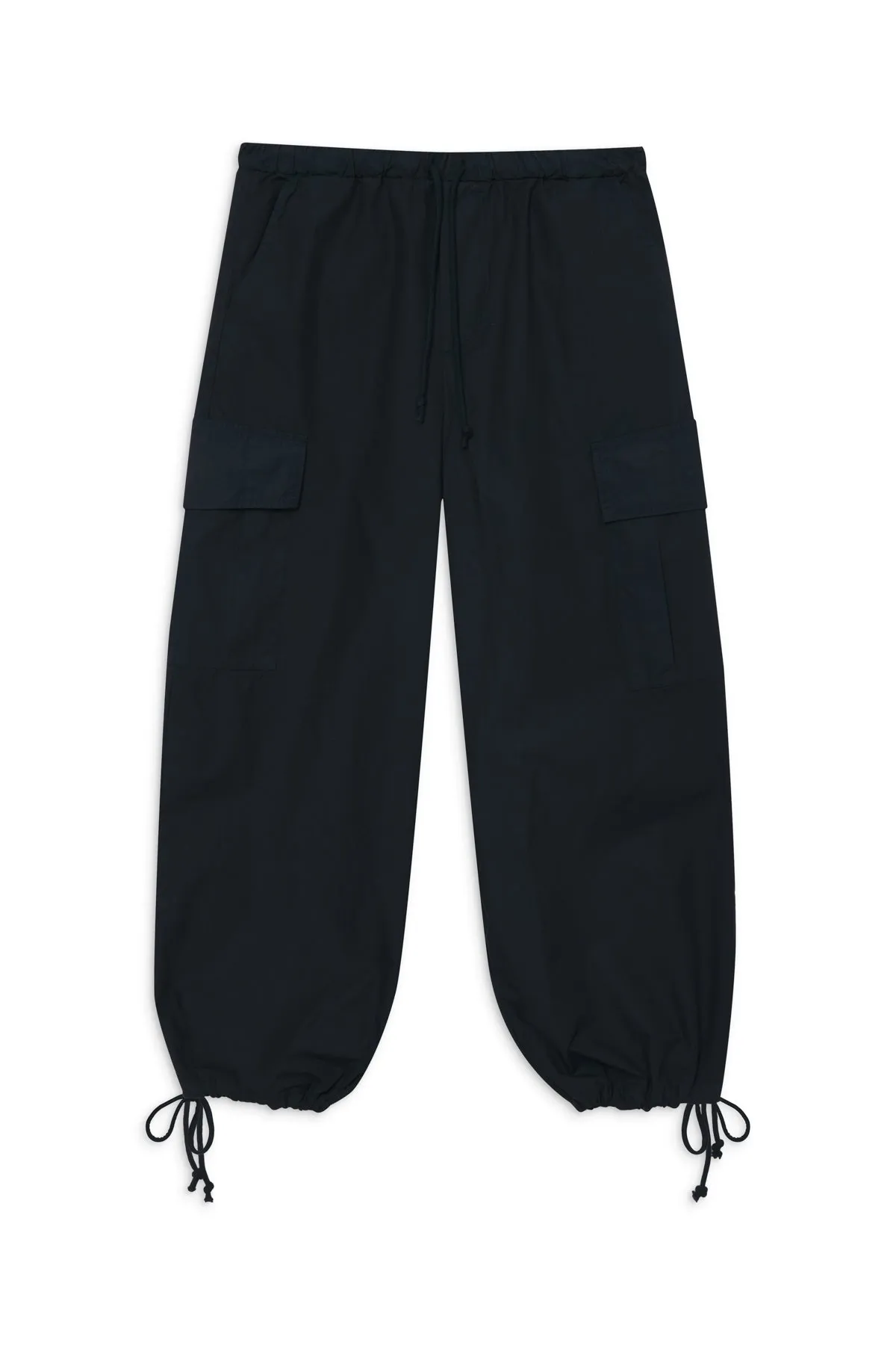 Stateside Structured Poplin Drawstring Cargo Pant in New Navy sold by Bailey 44