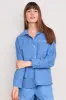 Sundry Voile Button Down in Pigment Azure sold by Bailey 44