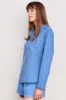Sundry Voile Button Down in Pigment Azure sold by Bailey 44