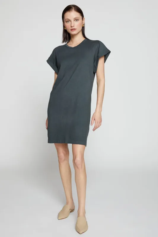 Stateside Cloud Jersey T-Shirt Dress in Verde sold by Bailey 44