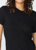 Stateside Supima Slub Jersey Short Sleeve T-Shirt in Black sold by Bailey 44