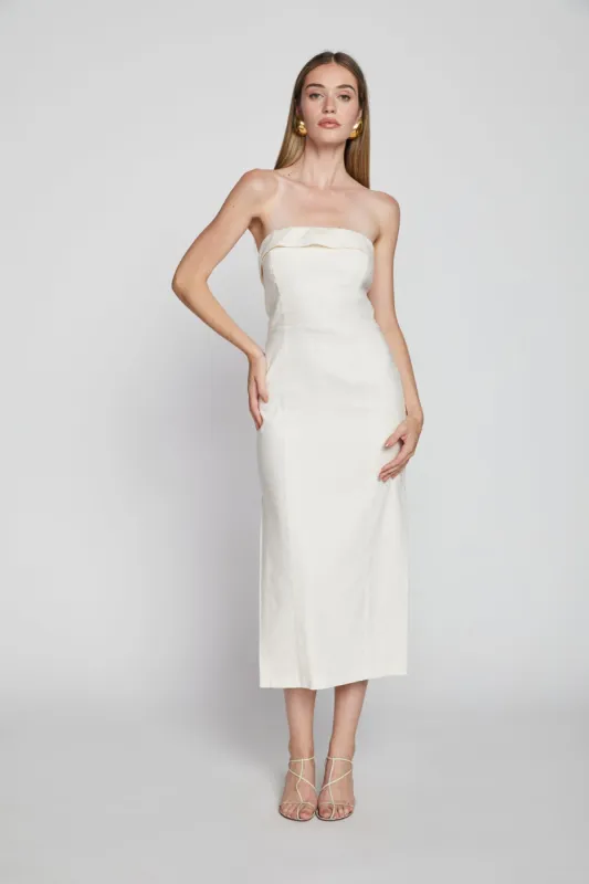 Bailey 44 Raven Linen Dress in Creme sold by Bailey 44
