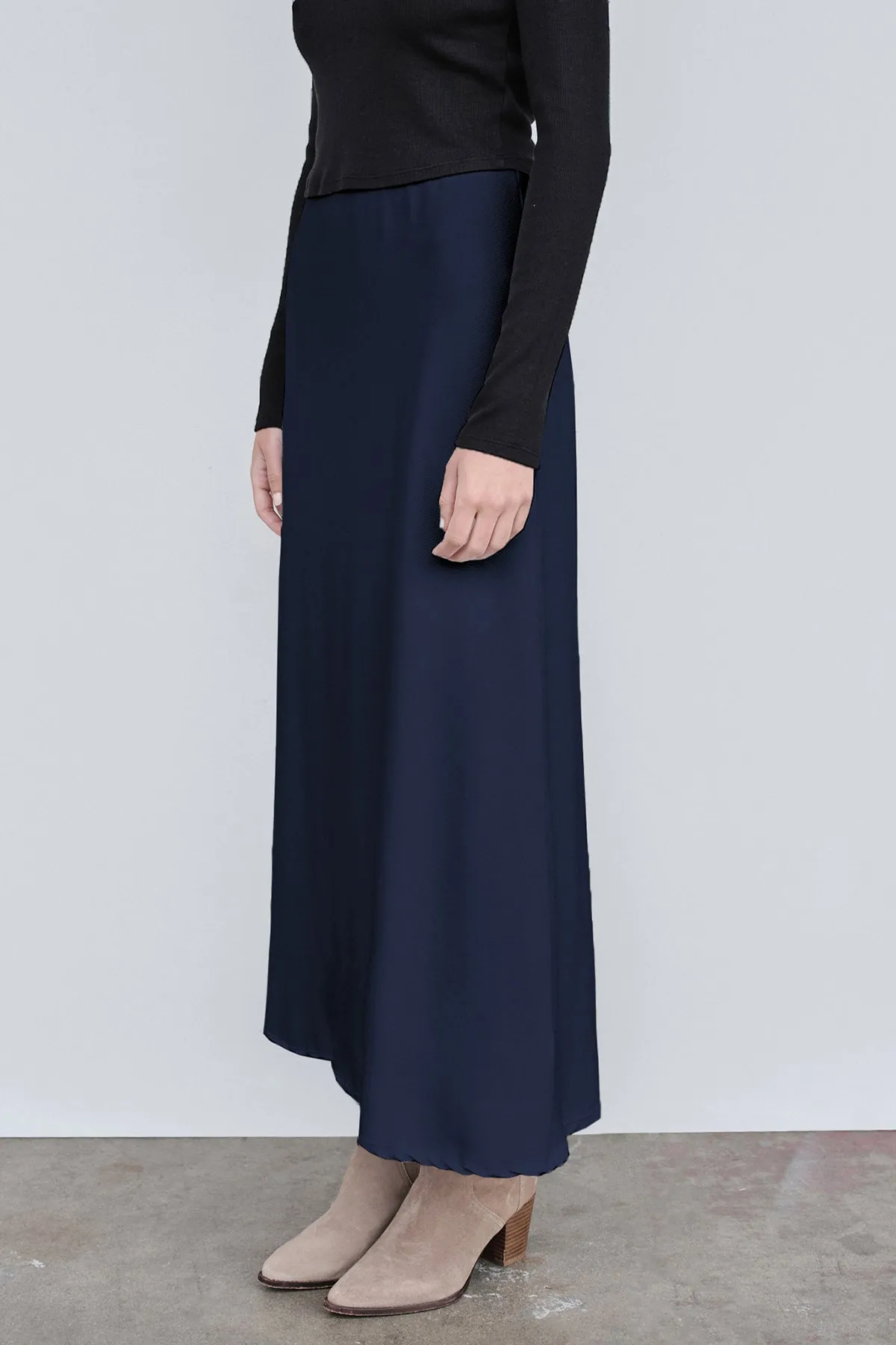 Stateside Rib Bias Cut Skirt in New Navy sold by Bailey 44 product image thumbnail 2