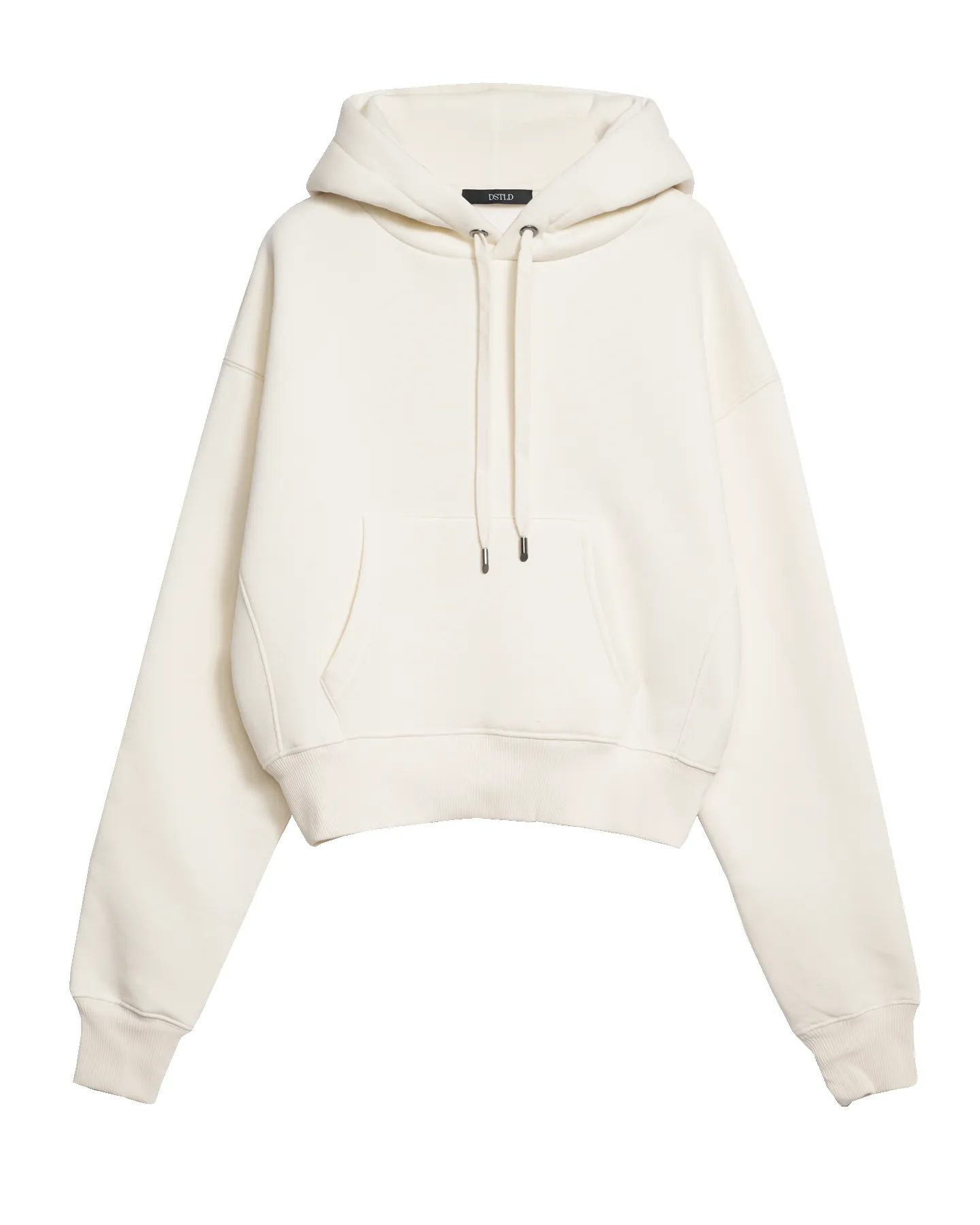 DSTLD Women's Cropped Hoodie in Off White sold by Bailey 44 product image thumbnail 5