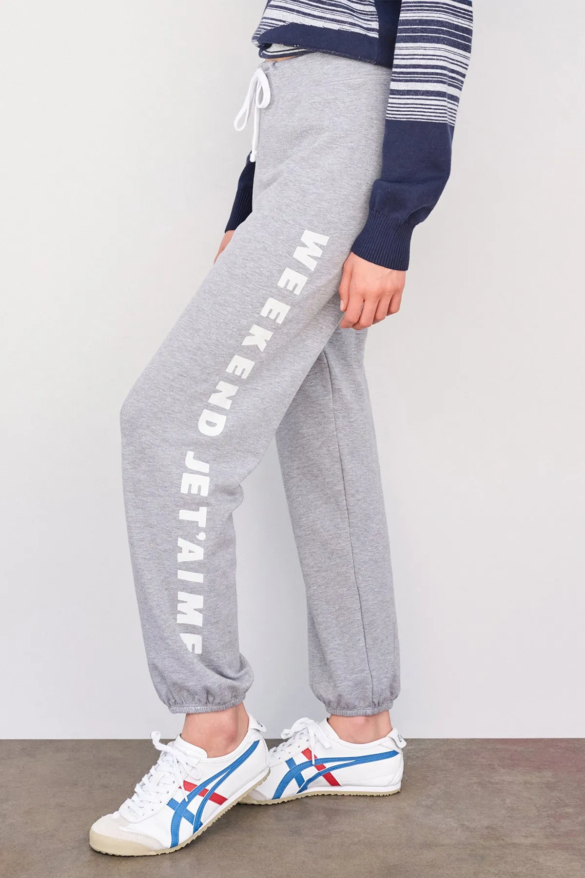 Sundry Weekend Lounge Sweatpant in Heather Grey sold by Bailey 44 product image thumbnail 2