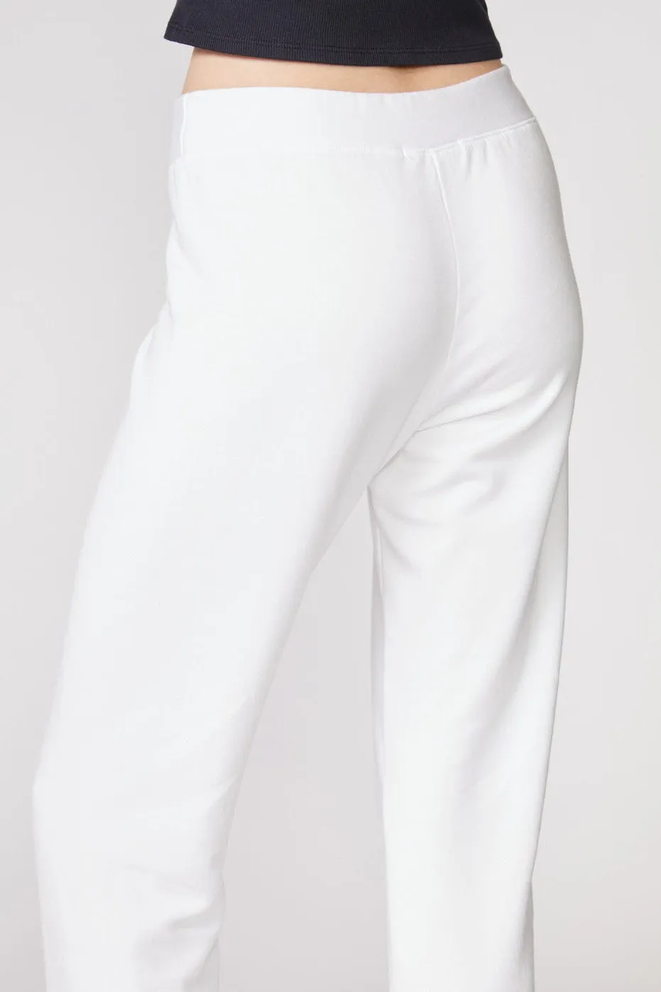 Stateside Softest Fleece Drawstring Sweatpant in White sold by Bailey 44 product image thumbnail 5