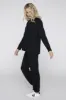 Stateside Softest Fleece Raglan Side Slit Sweatshirt in New Navy sold by Bailey 44