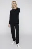 Stateside Softest Fleece Raglan Side Slit Sweatshirt in New Navy sold by Bailey 44