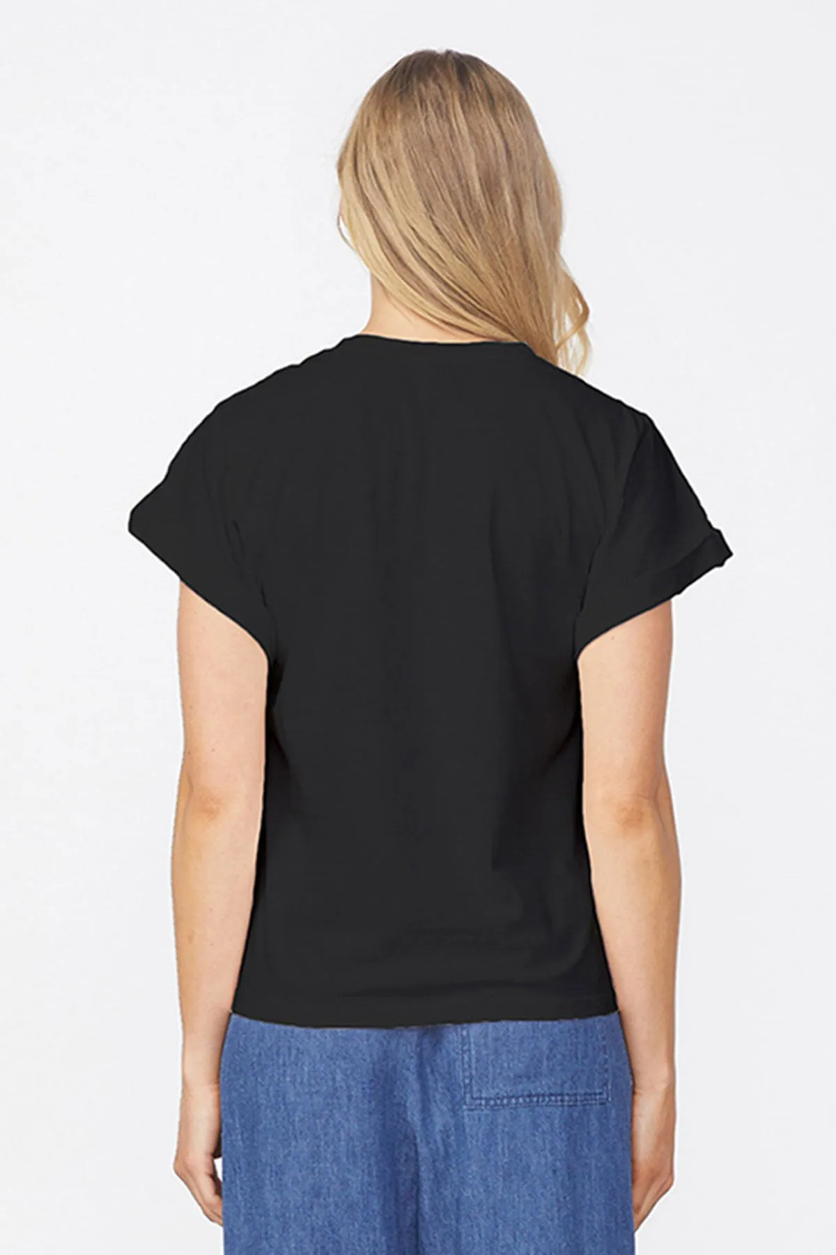 Stateside Cloud Jersey Oversized T-Shirt in Black sold by Bailey 44 product image thumbnail 3