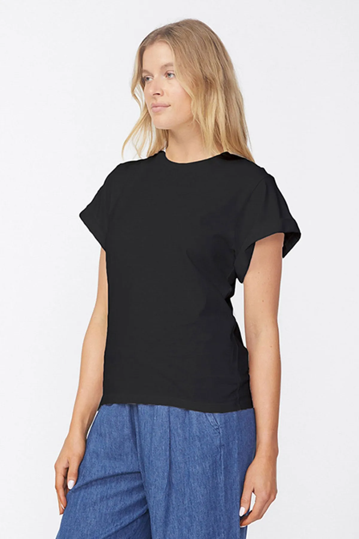 Stateside Cloud Jersey Oversized T-Shirt in Black sold by Bailey 44 product image thumbnail 2