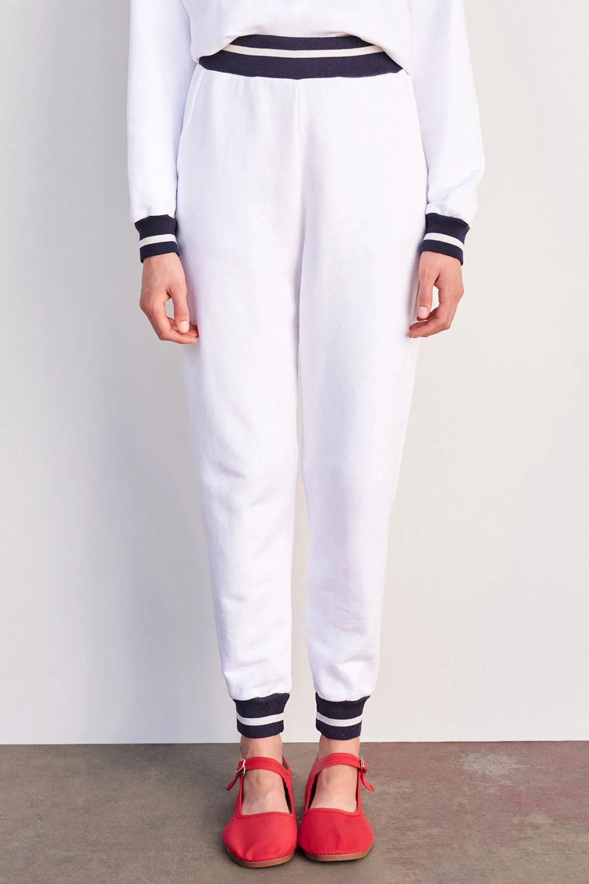 Sundry Jogger with Trim in White sold by Bailey 44