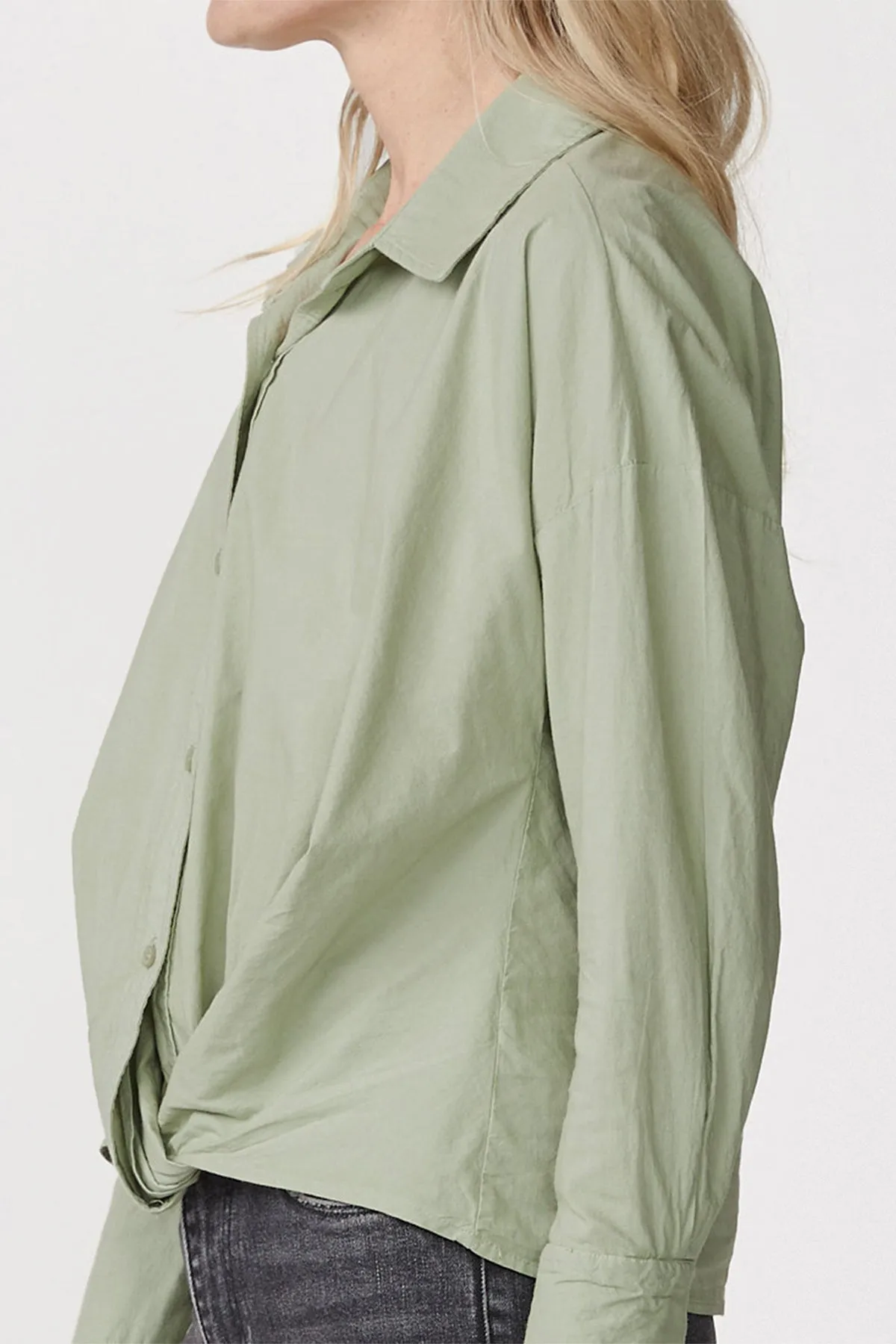 Stateside Voile Long Sleeve Front Twist Shirt sold by Bailey 44 product image thumbnail 2