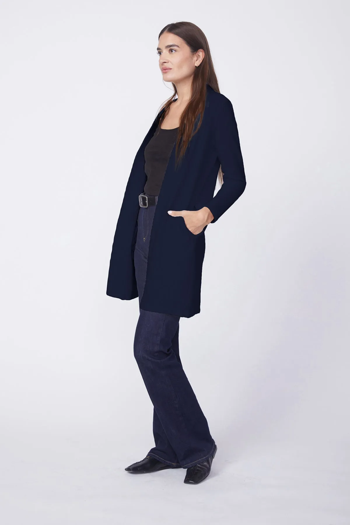 Stateside Horizontal Rib Duster in New Navy sold by Bailey 44 product image thumbnail 2