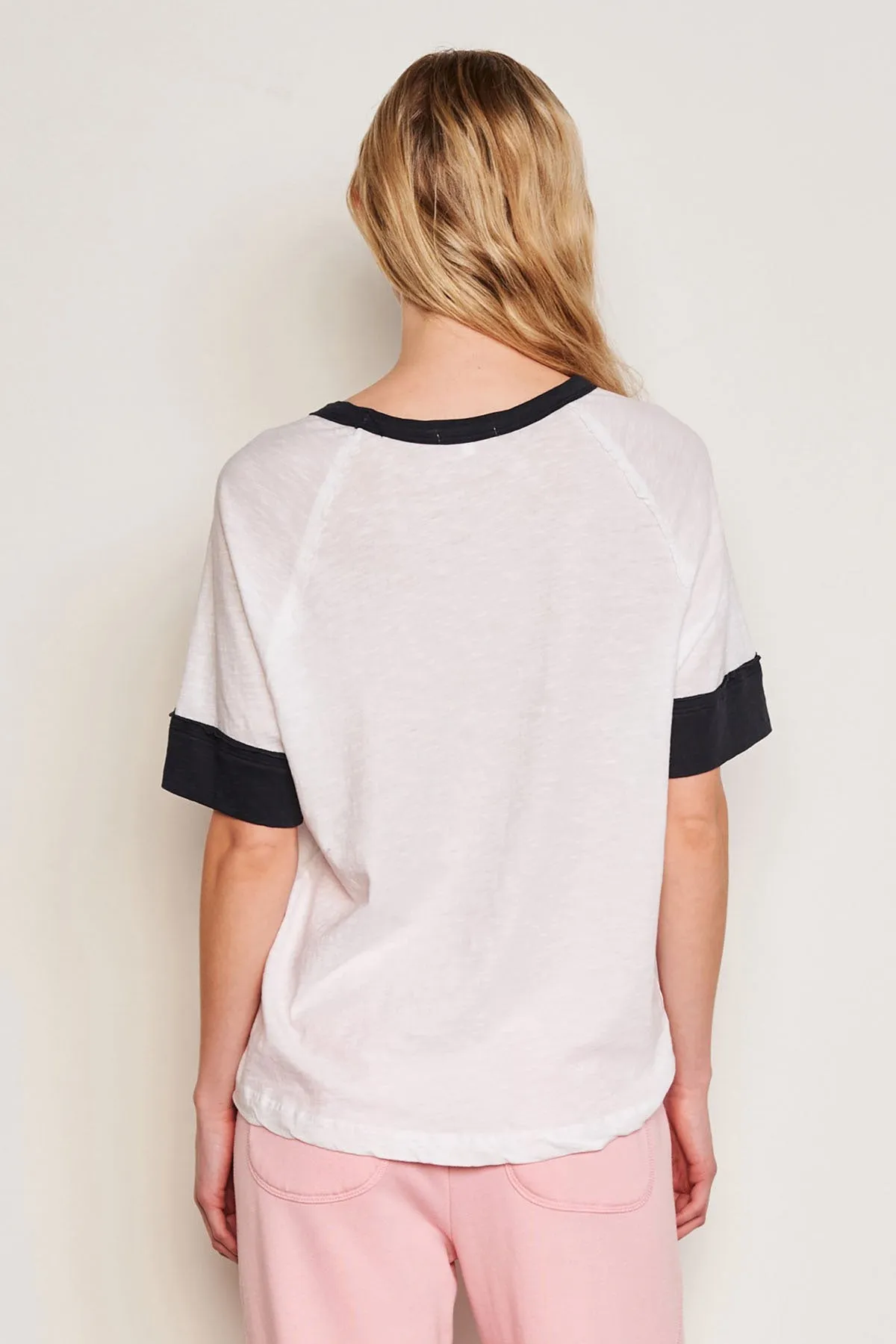 Sundry France LA Boyfriend Tee in Optic White sold by Bailey 44 product image thumbnail 3