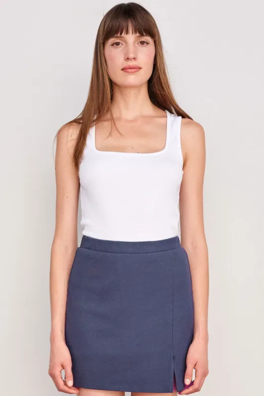 Sundry Bodycon Tank in White sold by Bailey 44