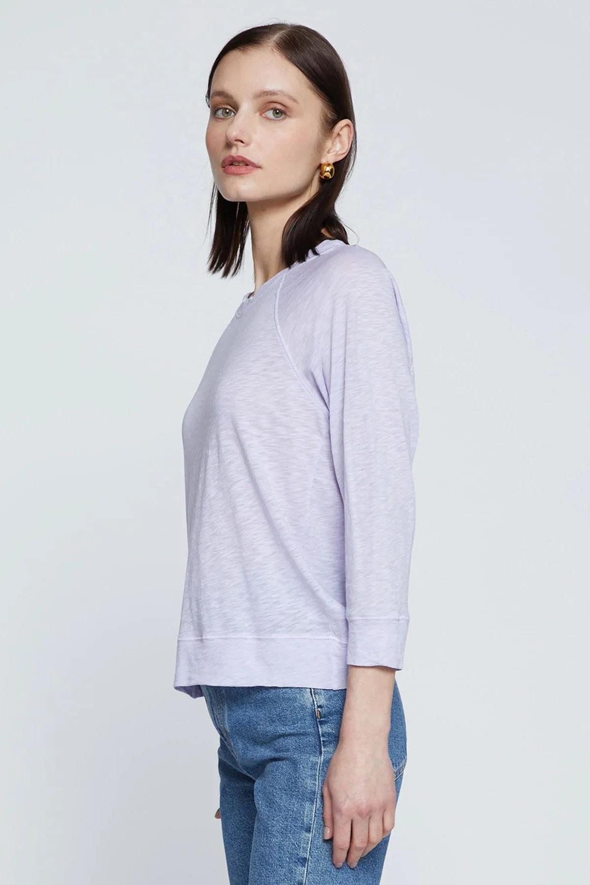 Stateside Supima Slub Sweatshirt Tee in Wisteria sold by Bailey 44 product image thumbnail 2