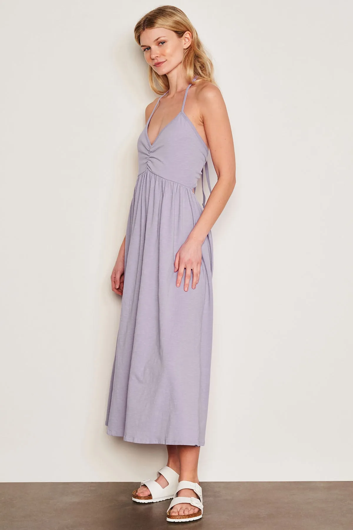 Sundry Tie Back Dress in Dark Lavender sold by Bailey 44 product image thumbnail 3