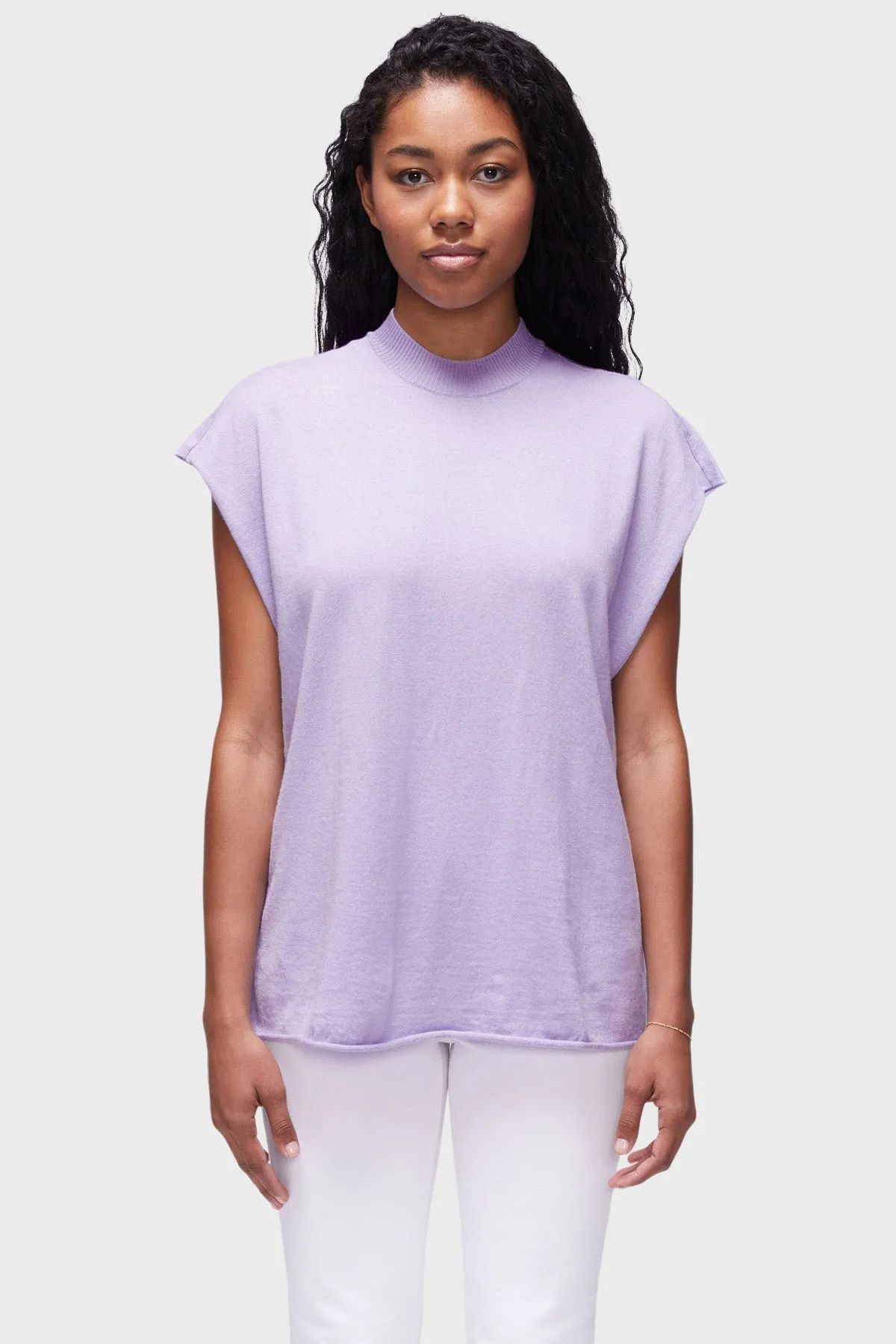 DSTLD Unisex Muscle Tee in Lilac sold by Bailey 44 product image thumbnail 3