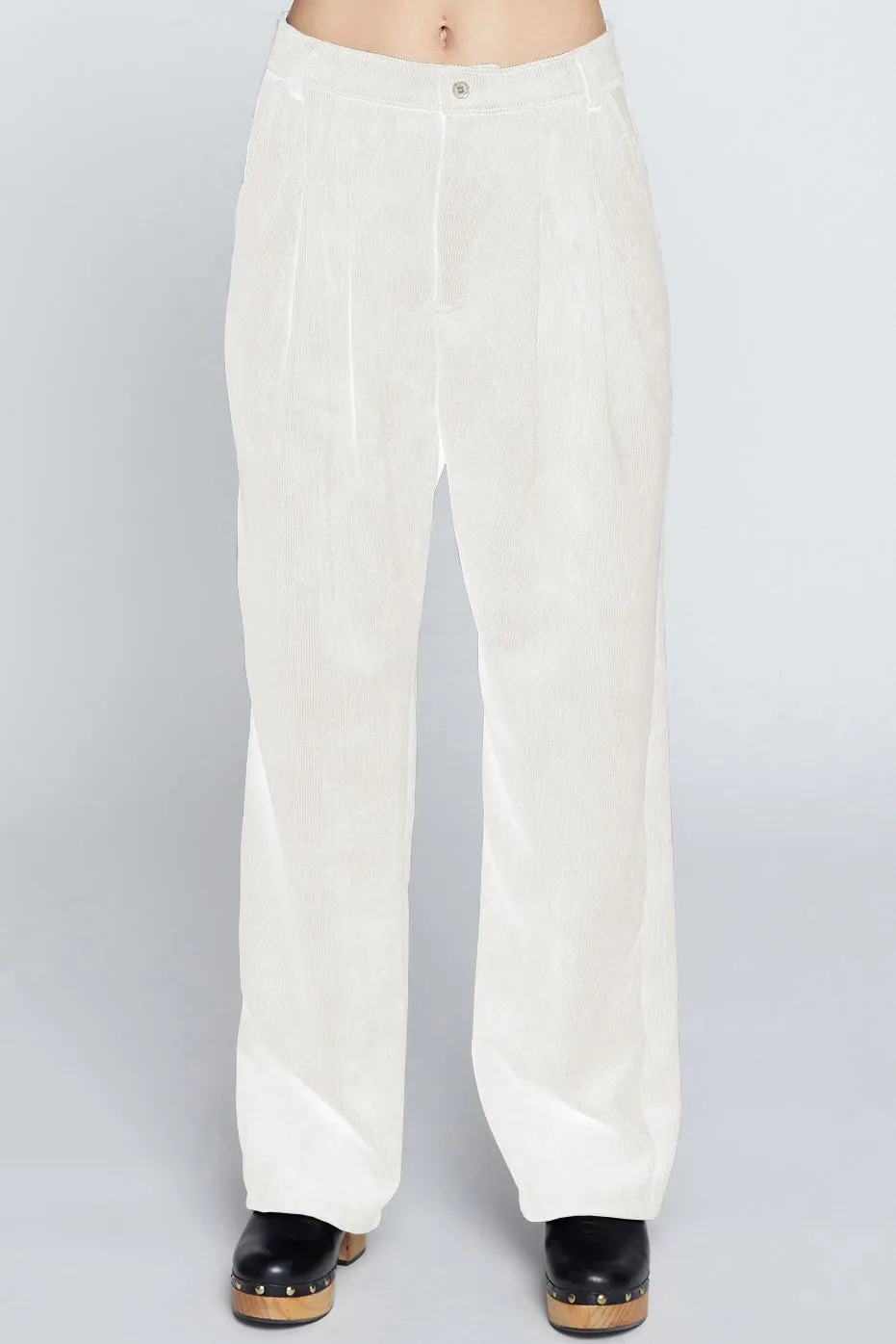 Stateside Schoolboy Cord Pant in Cream sold by Bailey 44 product image thumbnail 3