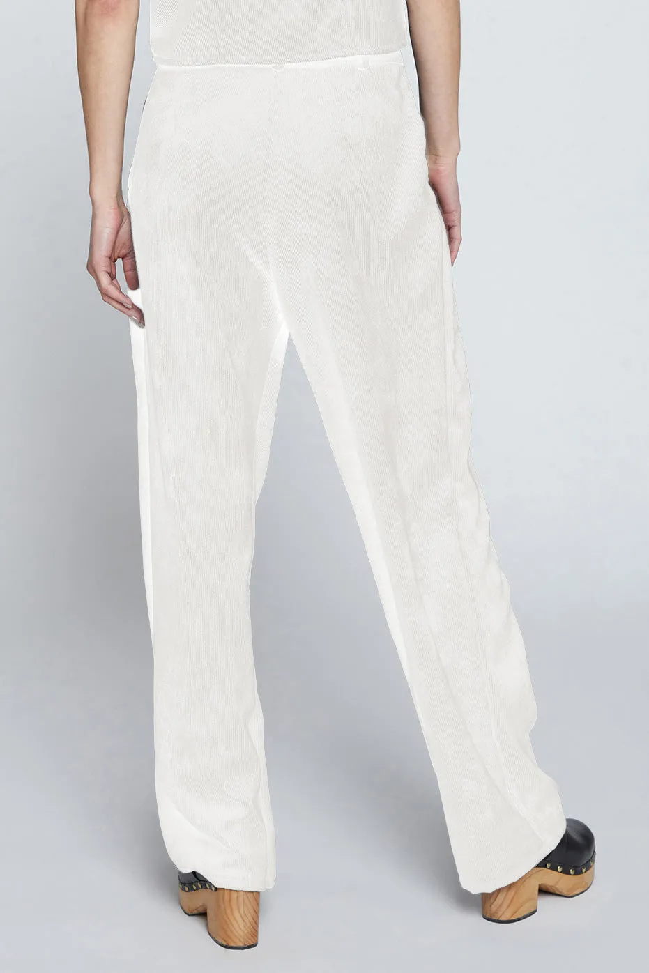 Stateside Schoolboy Cord Pant in Cream sold by Bailey 44 product image thumbnail 4