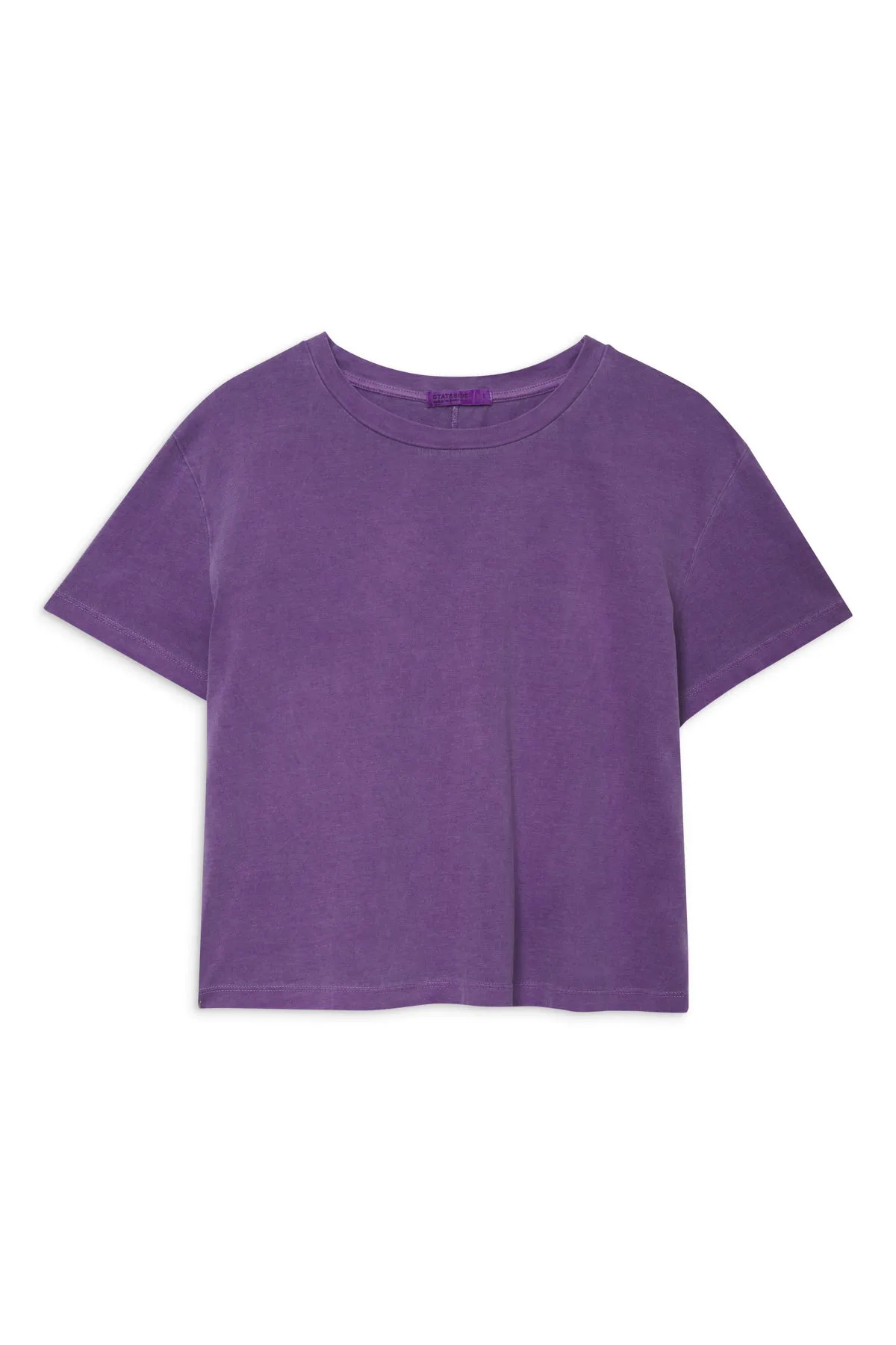 Stateside Cloud Jersey Short Sleeve Crew in Hyacinth sold by Bailey 44 product image thumbnail 2