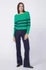 Stateside Striped Raglan Pullover Sweater in Irish Crush sold by Bailey 44