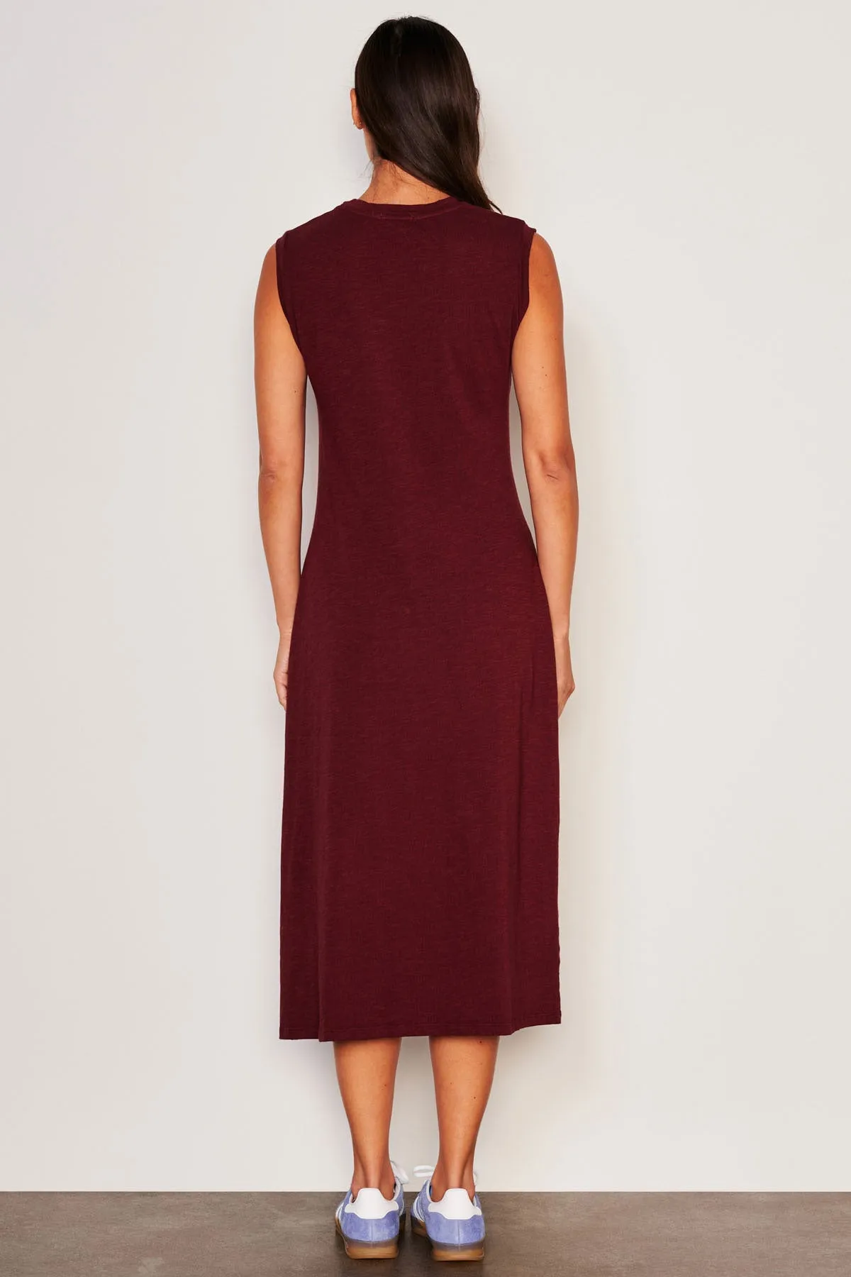 Sundry Midi Twist Sleeveless Dress in Red Rock sold by Bailey 44 product image thumbnail 4