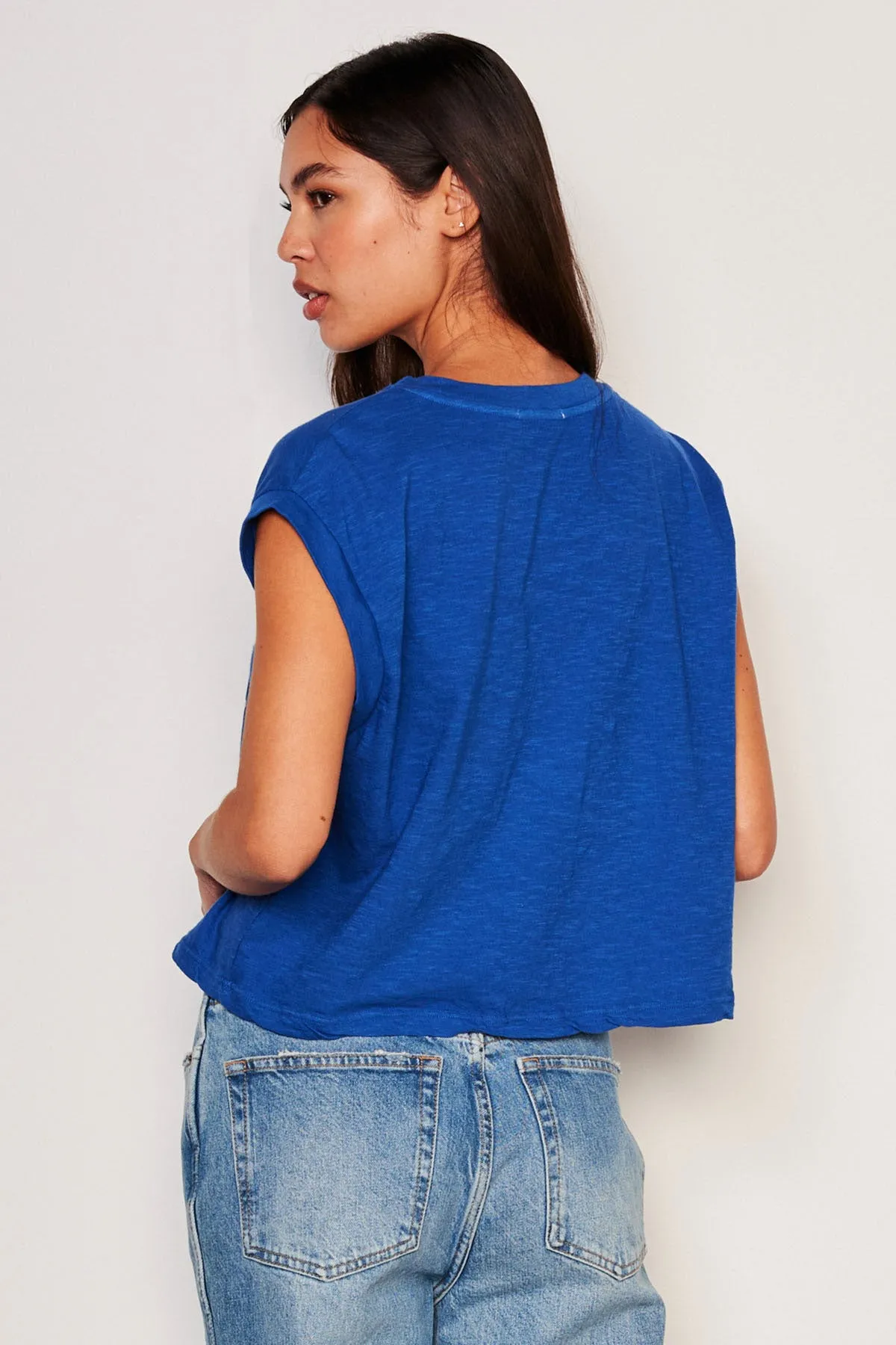 Sundry Cali Love Muscle Tank in Symphony sold by Bailey 44 product image thumbnail 3